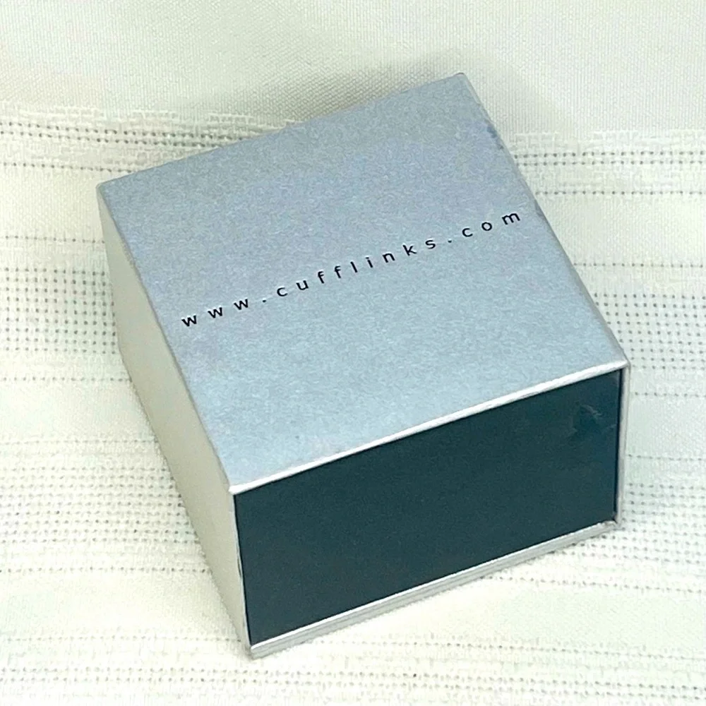 Silver Tone Spirit Level Bubble Level‎ Cufflinks Novelty Engineer Architect Gift
